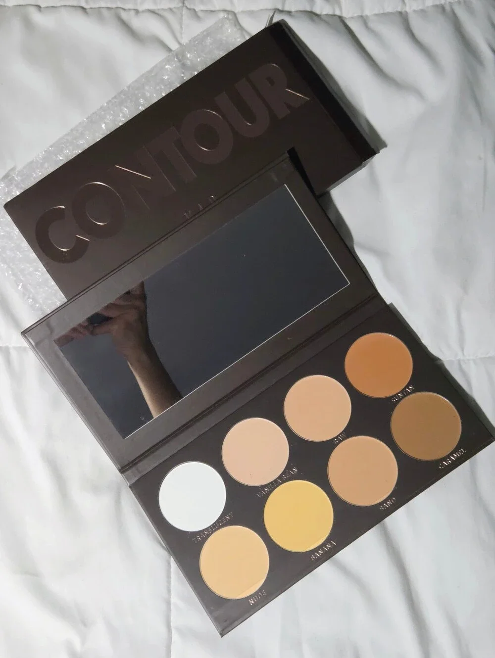 NIB KAB Cosmetics Contour Palette Volume 1 Matte Powder Makeup 8 Shades